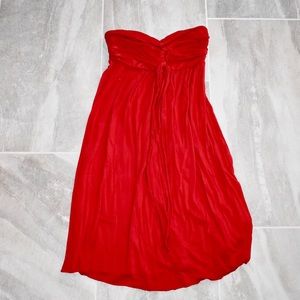 Express strapless dress